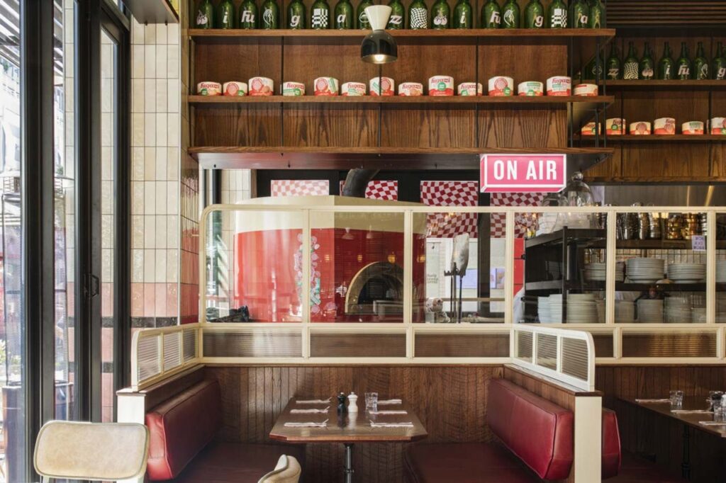 fugazzi rosebank johannesburg restaurant booth seating interior