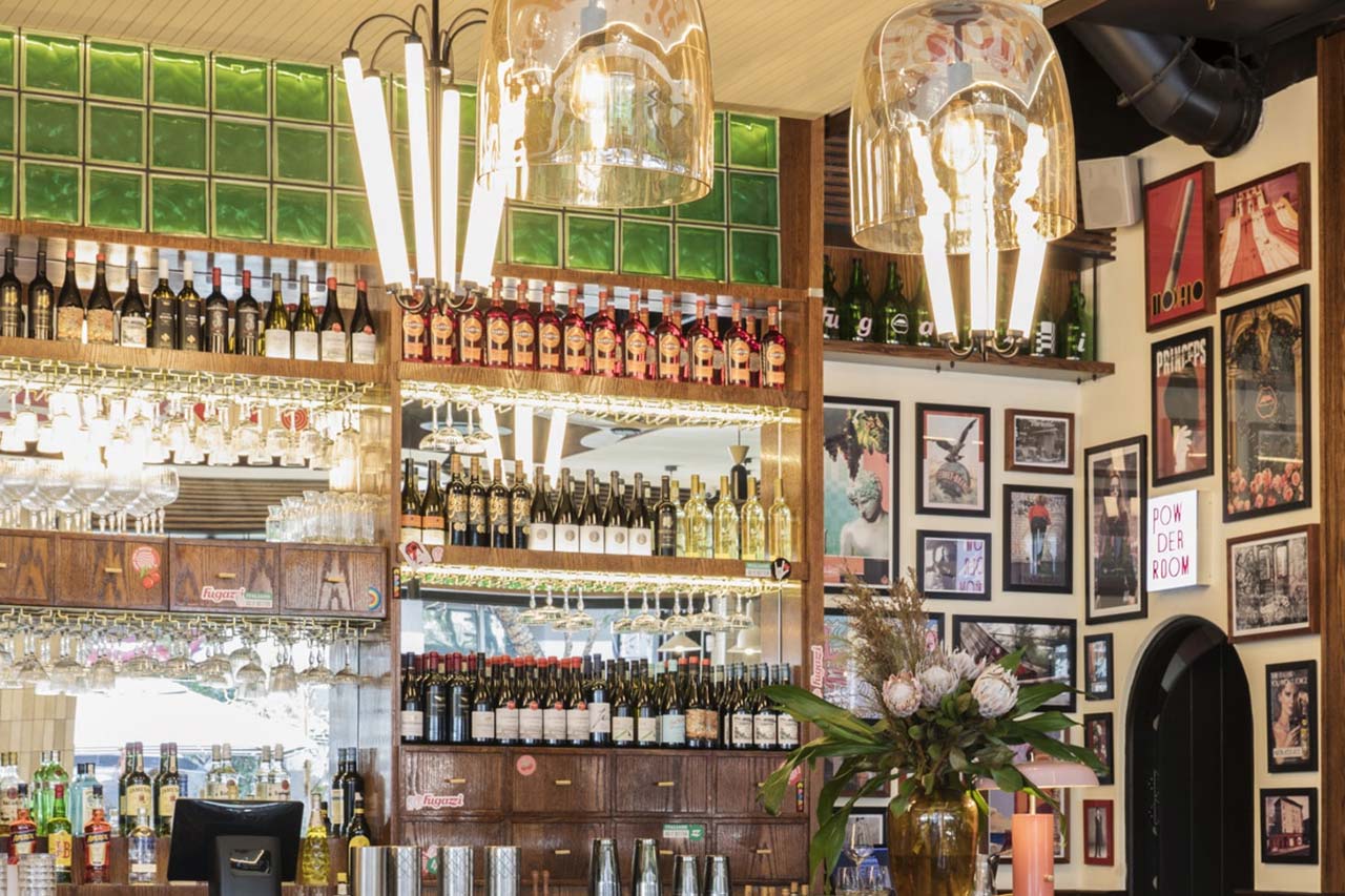 fugazzi rosebank johannesburg restaurant pendant lighting bar