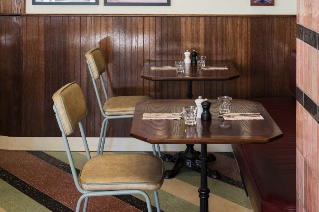 fugazzi rosebank table seating restaurant
