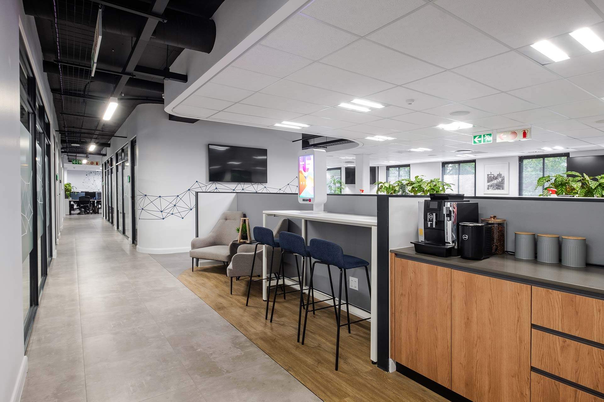 Omega office canteen with furniture fixtures and equipment in Johannesburg