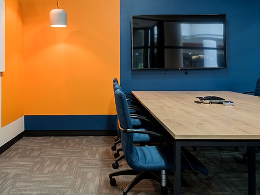 Meeting room with TV in Payfast office in Cape Town