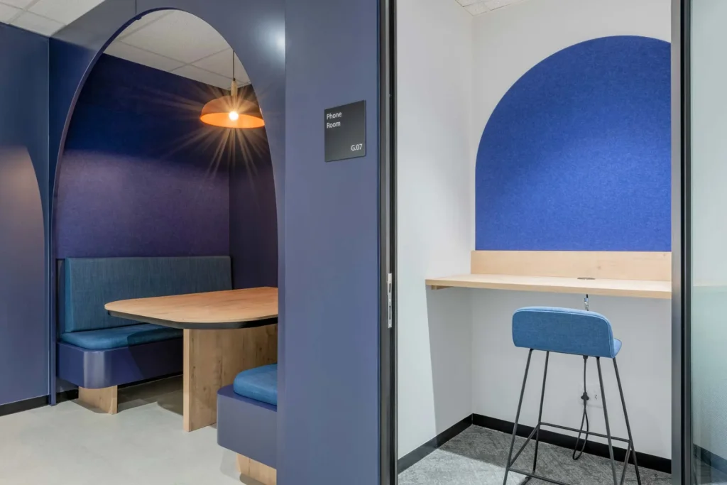Private phone room with office furniture for PepsiCo in Cape Town
