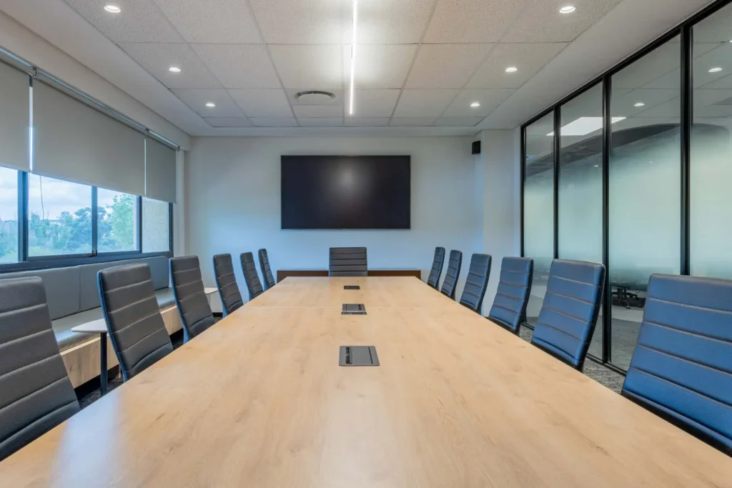 Boardroom meeting space for PepsiCo office furniture in Cape Town