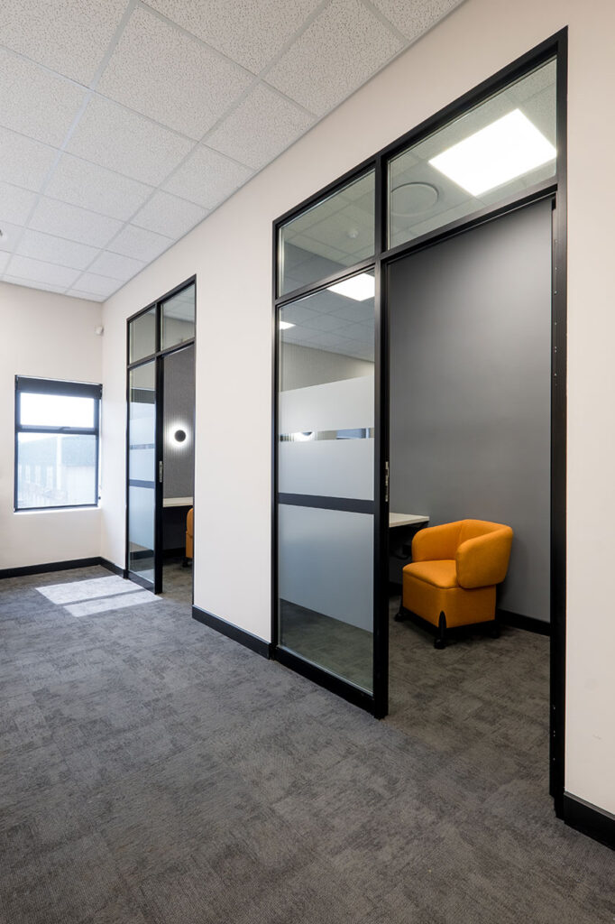 Private office rooms in Shield Chemicals office in Johannesburg