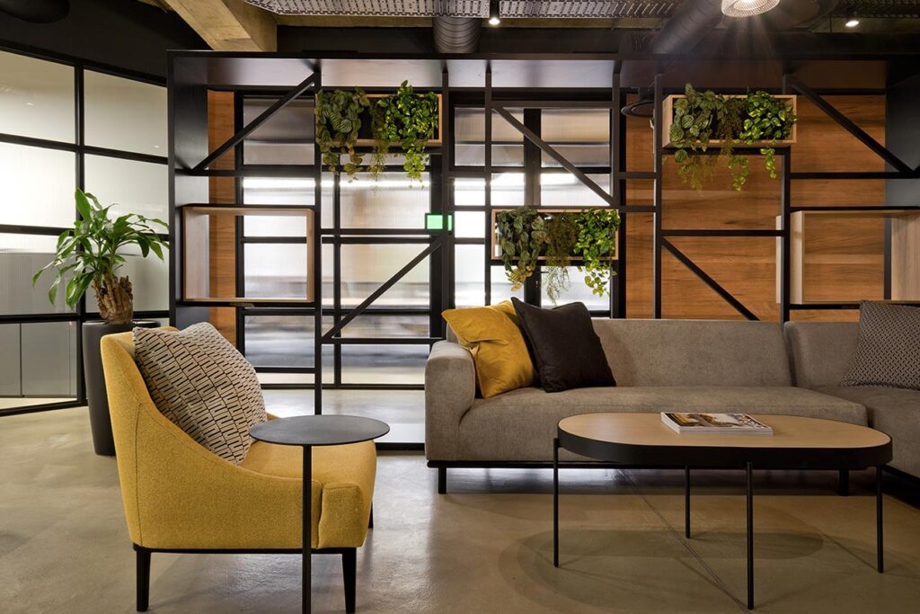 Breakout seating area for Thungela office in Johannesburg