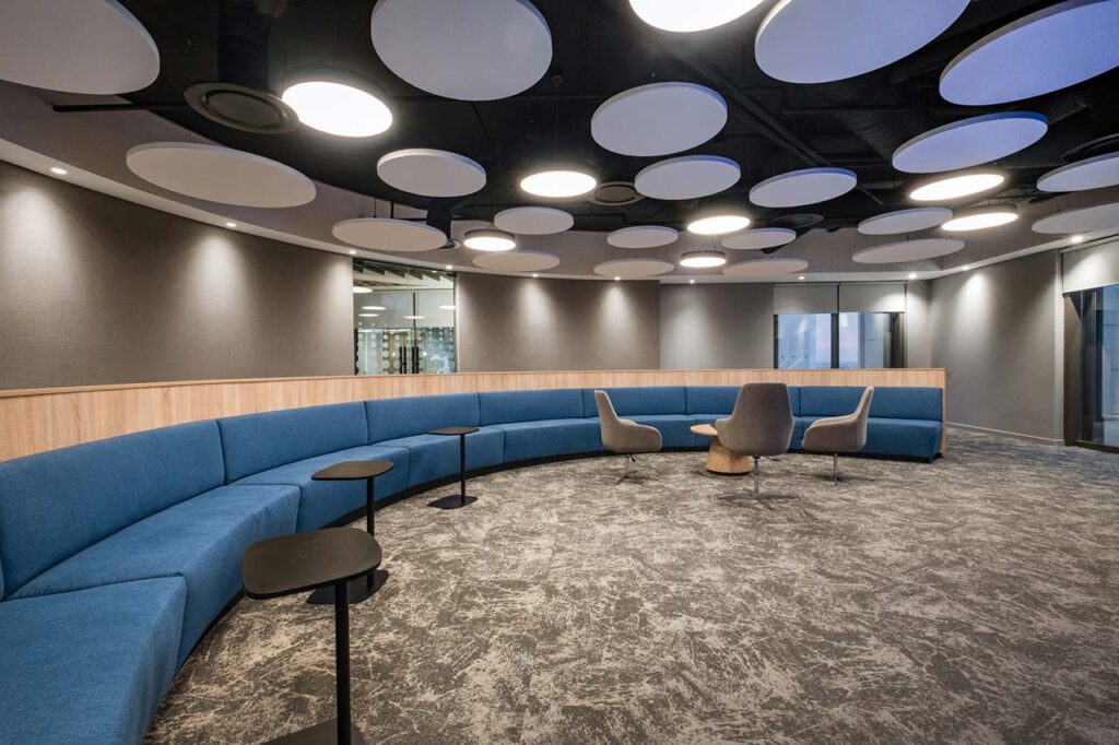 Commercial office with open plan conference area in Johannesburg