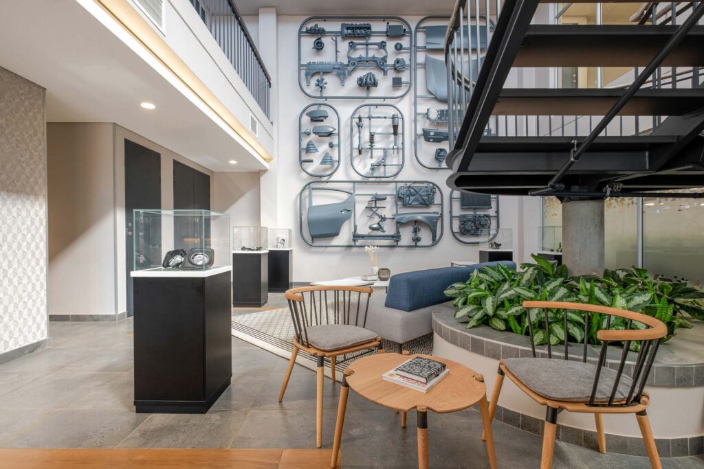 The best ff and e procurement company in south africa fitted out this breakout area
