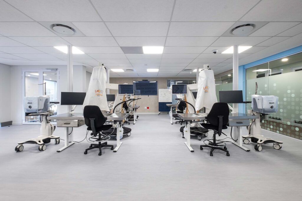 alcon johannesburg eye facility commercial furniture sourcing