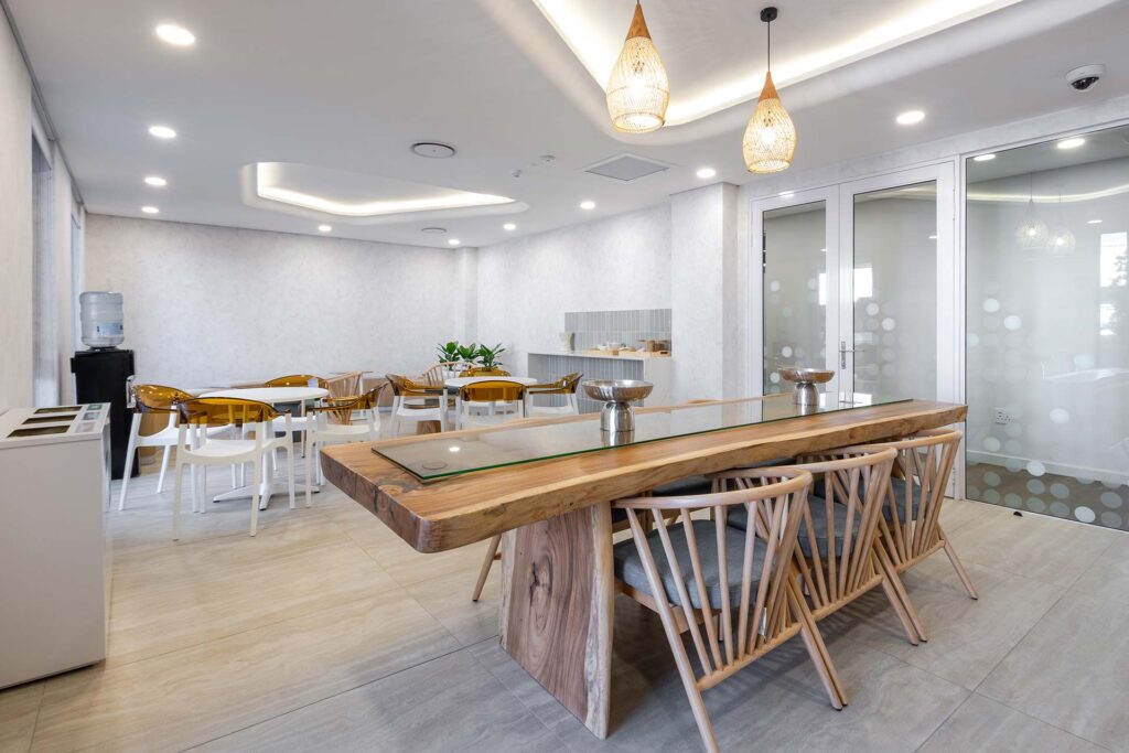 alcon johannesburg eye facility office seating design