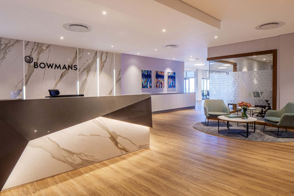 bowmans office furniture solutions reception