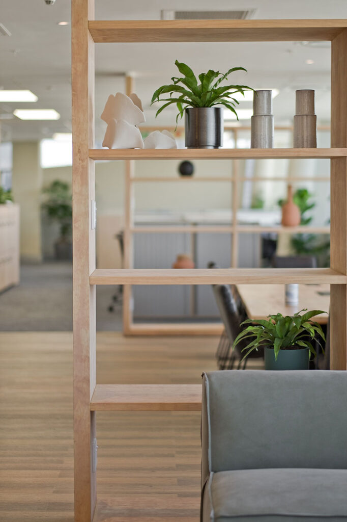 P&G South Africa: Wooden office shelving, decor, and FF&E solutions
