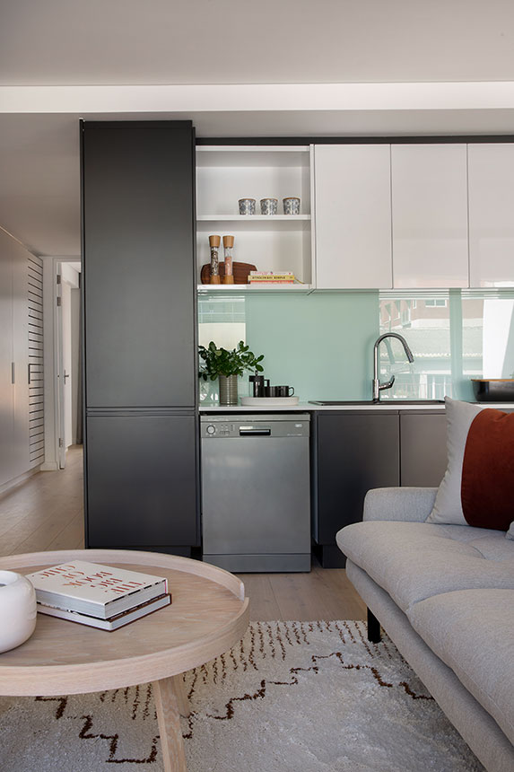 cape quarter apartments residential kitchen coffee table