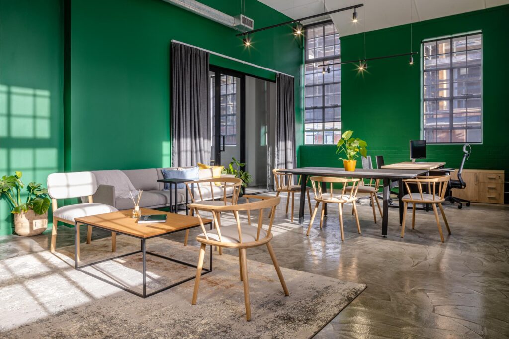 Breakaway focus area for cost certified with lounge sofa armchairs coffee table and workstations for design led furniture procurement