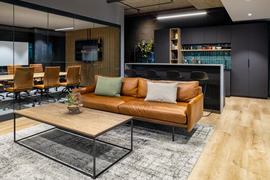 office 102 cape town open plan seating area