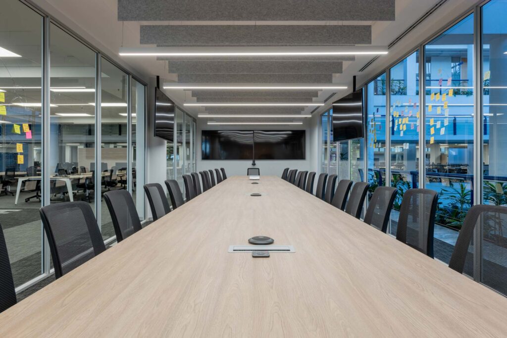 sanlam fintech cape town boardroom table