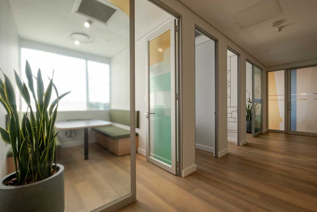 Procter & Gamble South Africa commercial furniture sourcing for small collaborative areas with custom bench seating and flexible furniture solutions