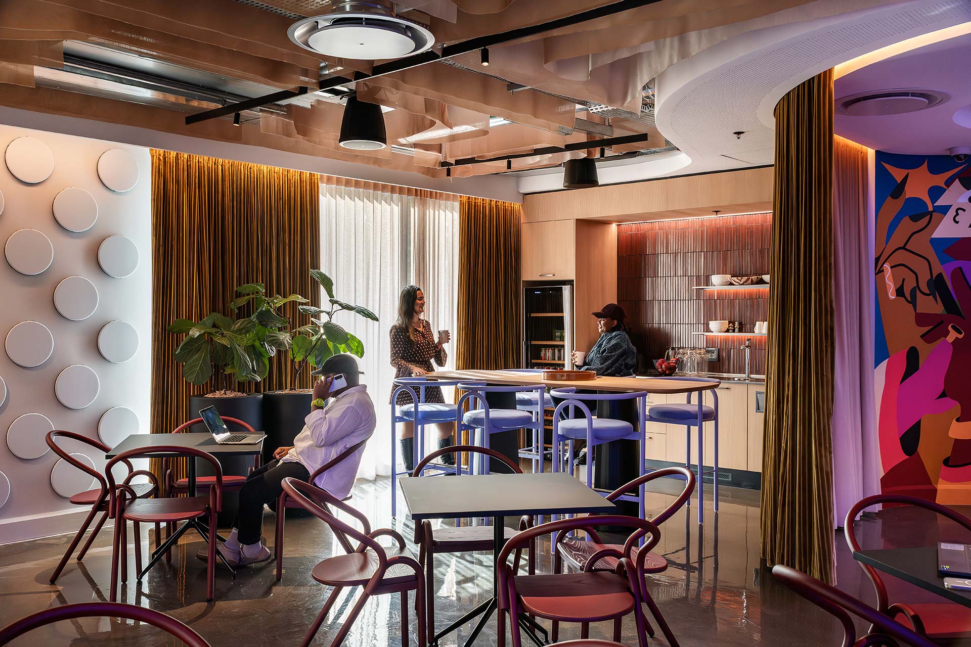 spotify furniture fixtures and equipment team collab space
