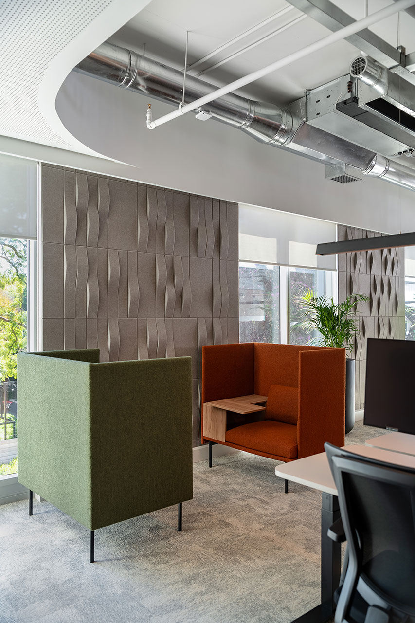 spotify workspace furnishings acoustic office seating