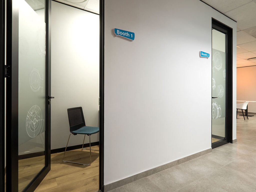 Atlas Copco South Africa small office with contemporary office chair