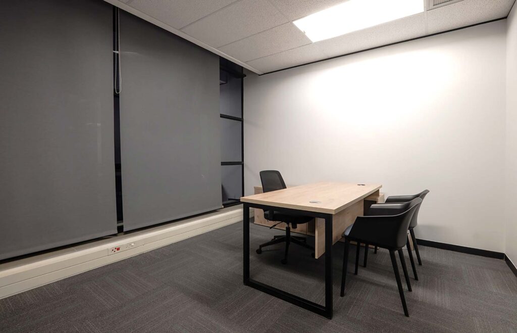 One Vision Pretoria offices feature comfortable, ergonomic desks and chairs.