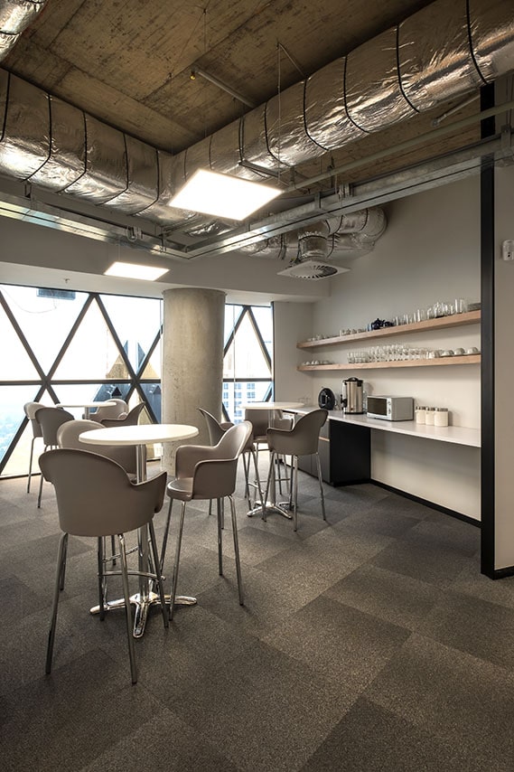 SA Gold Coin featuring F&F Solutions for Offices, South Africa: Barstools, Kitchen Tops, and Cupboards.